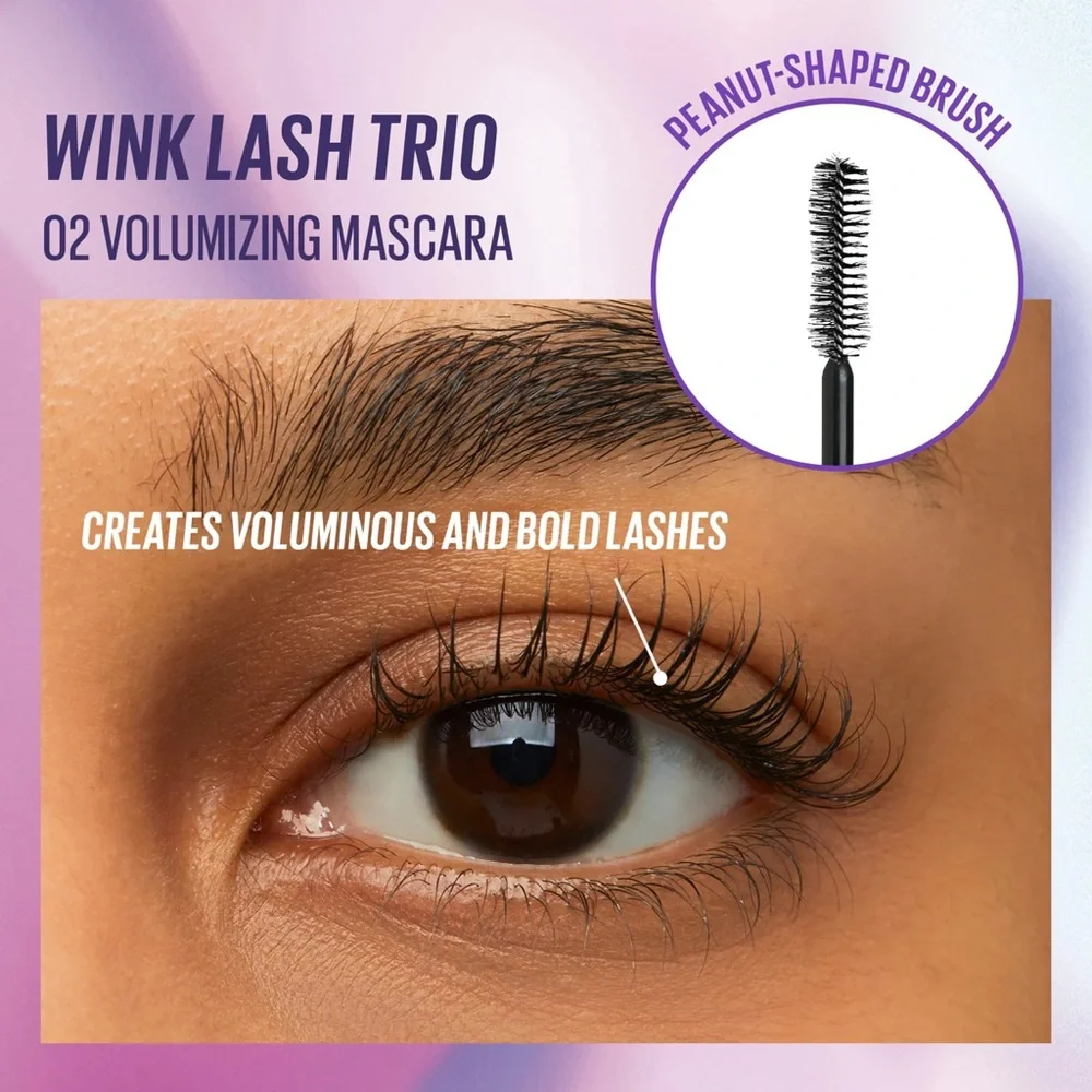 New Kaja Wink Lash Trio 3 Full Size Mascara Primer Brow Gel Korean Beauty $30